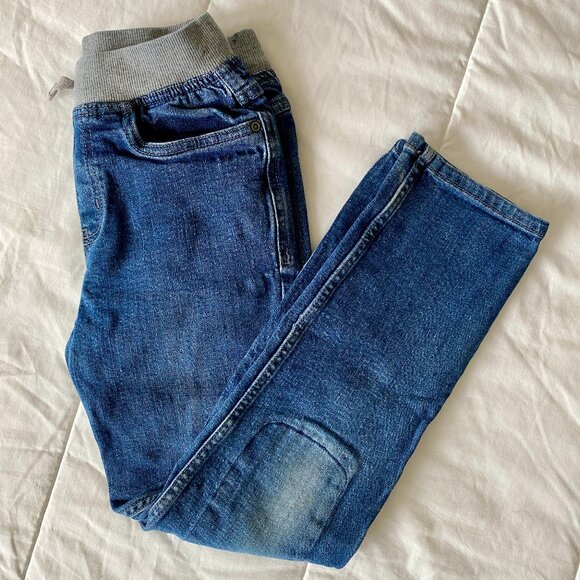 Hanna Andersson Pull-On Classic Denim Jeans Pants Size 10 - Picture 1 of 12